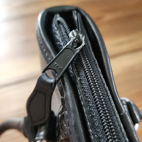 Brighton Handbag Black Leather Top Handle Leila Satchel - Picture 6 of 14